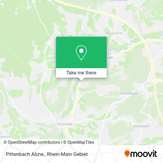 Карта Pittenbach Abzw.