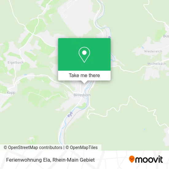 Карта Ferienwohnung Ela