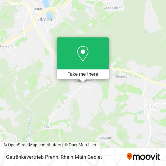 Карта Getränkevertrieb Prehn