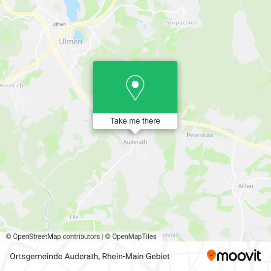 Карта Ortsgemeinde Auderath