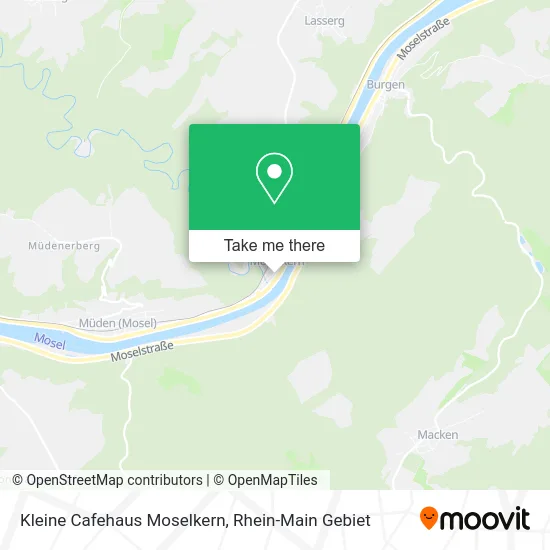 Карта Kleine Cafehaus Moselkern