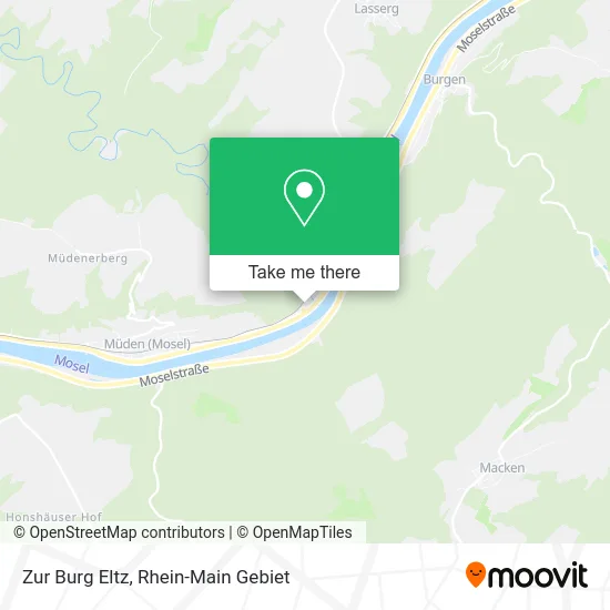 Карта Zur Burg Eltz