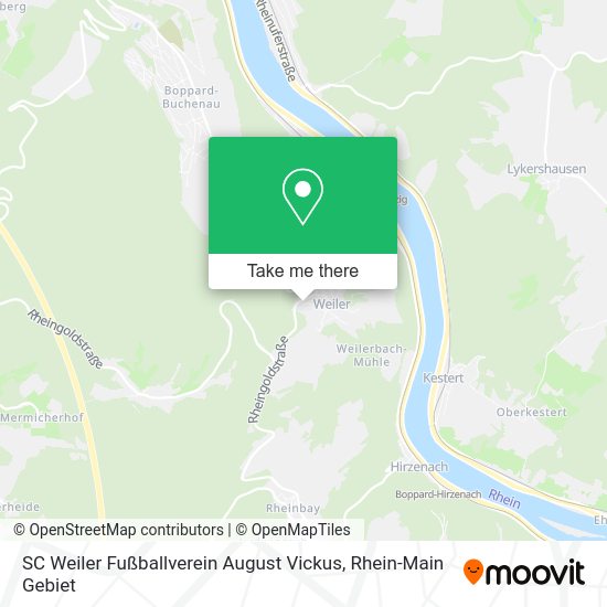 Карта SC Weiler Fußballverein August Vickus
