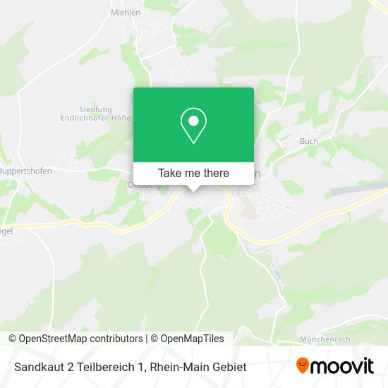 Карта Sandkaut 2 Teilbereich 1