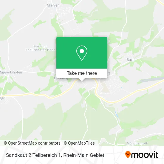 Карта Sandkaut 2 Teilbereich 1