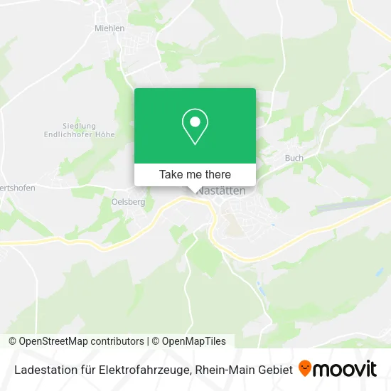 Карта Ladestation für Elektrofahrzeuge
