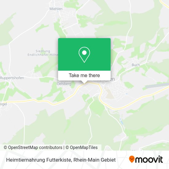 Карта Heimtiernahrung Futterkiste
