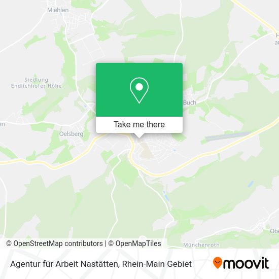 Карта Agentur für Arbeit Nastätten