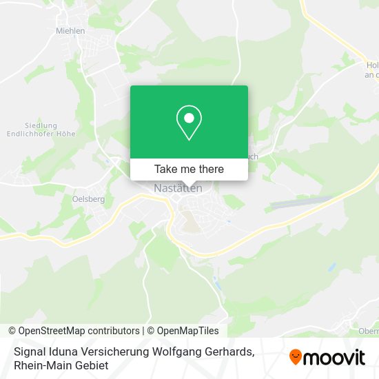 Карта Signal Iduna Versicherung Wolfgang Gerhards