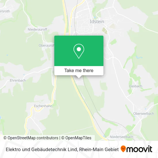 Карта Elektro und Gebäudetechnik Lind