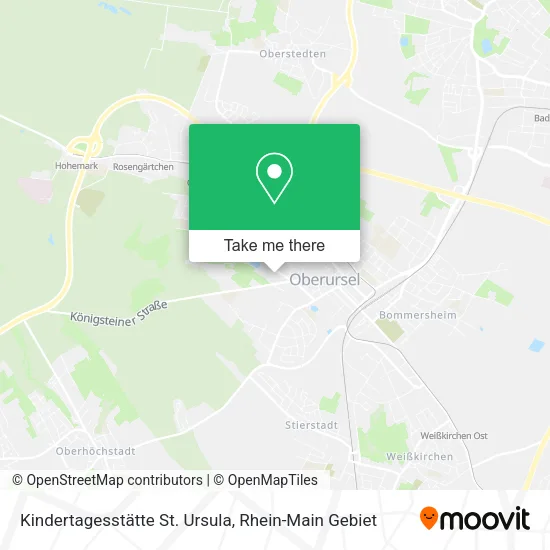 Карта Kindertagesstätte St. Ursula