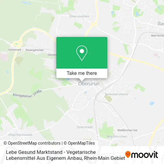 Карта Lebe Gesund Marktstand - Vegetarische Lebensmittel Aus Eigenem Anbau