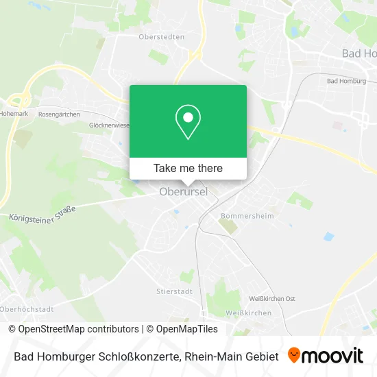 Карта Bad Homburger Schloßkonzerte