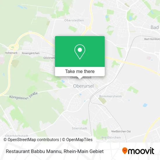 Карта Restaurant Babbu Mannu