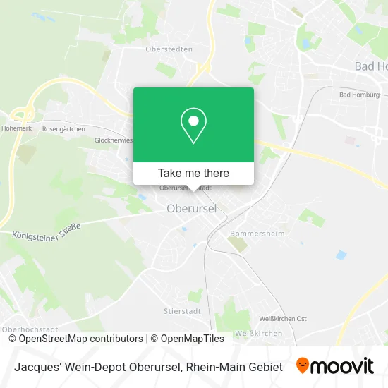 Карта Jacques' Wein-Depot Oberursel