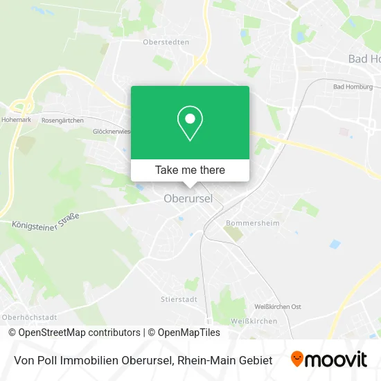 Карта Von Poll Immobilien Oberursel