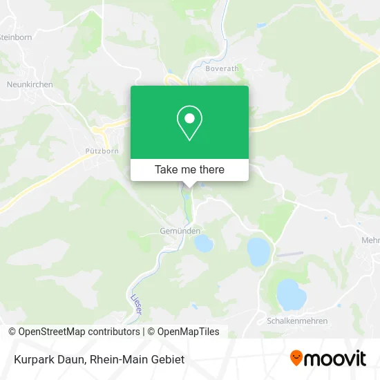 Карта Kurpark Daun