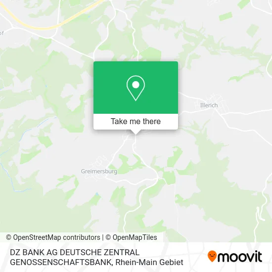 Карта DZ BANK AG DEUTSCHE ZENTRAL GENOSSENSCHAFTSBANK