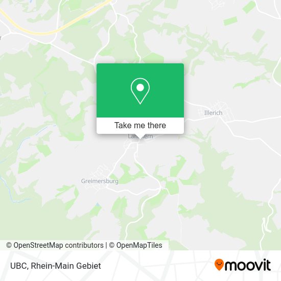 Карта UBC