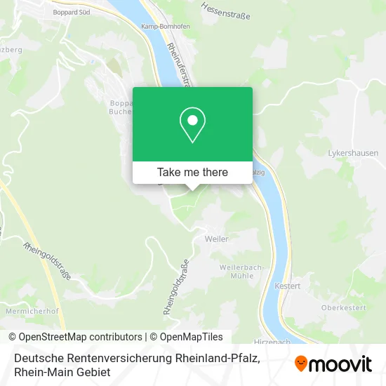 Карта Deutsche Rentenversicherung Rheinland-Pfalz