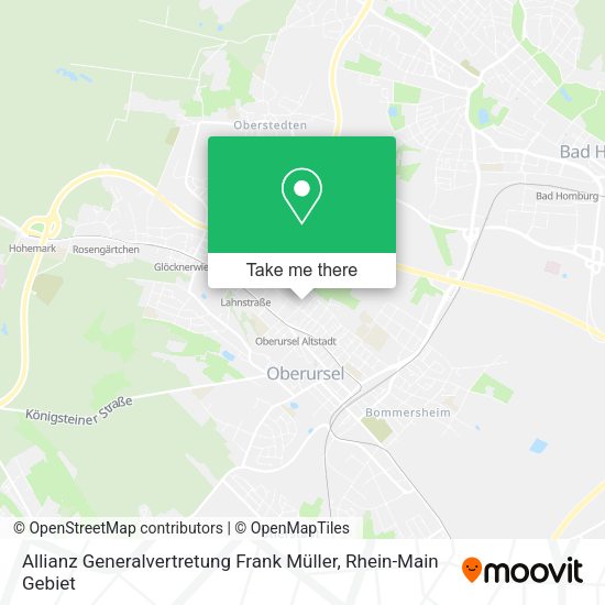 Карта Allianz Generalvertretung Frank Müller
