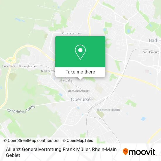 Карта Allianz Generalvertretung Frank Müller
