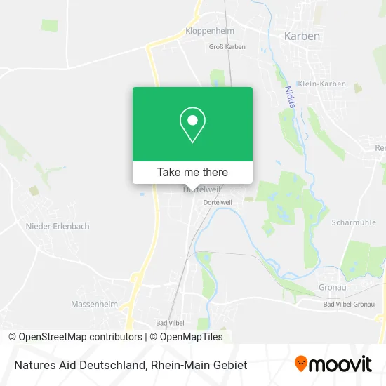 Карта Natures Aid Deutschland