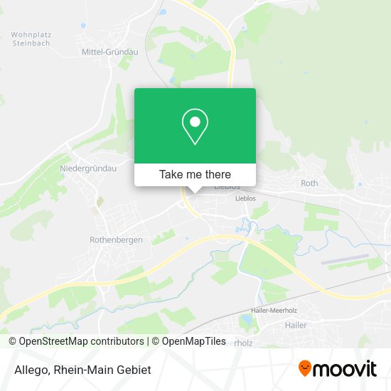 Карта Allego