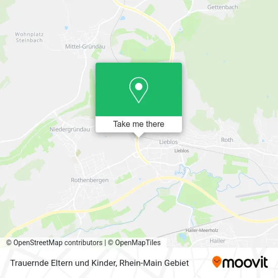 Карта Trauernde Eltern und Kinder