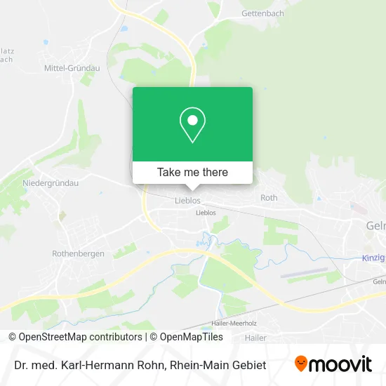 Карта Dr. med. Karl-Hermann Rohn