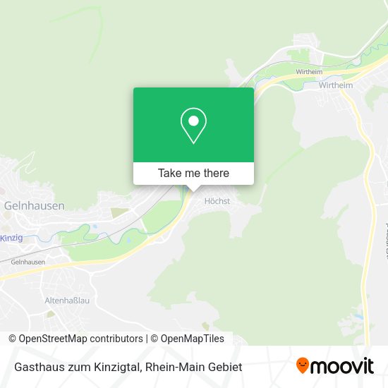 Карта Gasthaus zum Kinzigtal