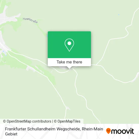 Карта Frankfurter Schullandheim Wegscheide