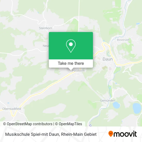 Карта Musikschule Spiel-mit Daun