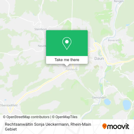 Карта Rechtsanwältin Sonja Ueckermann