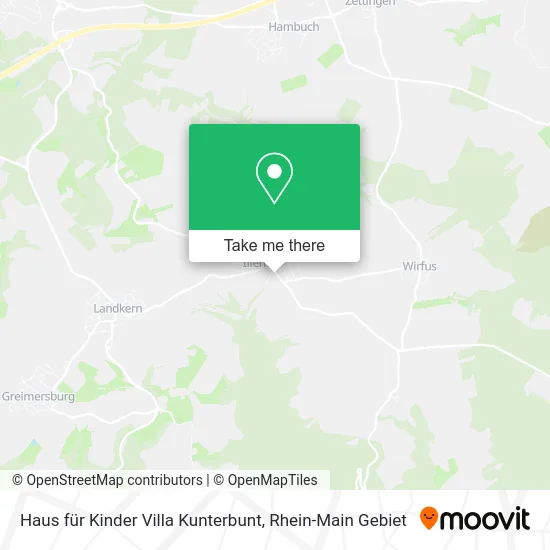 Haus für Kinder Villa Kunterbunt map