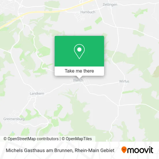 Карта Michels Gasthaus am Brunnen