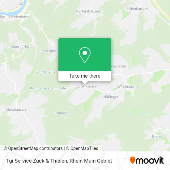Карта Tgi Service Zuck & Thielen