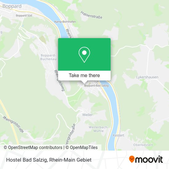 Карта Hostel Bad Salzig