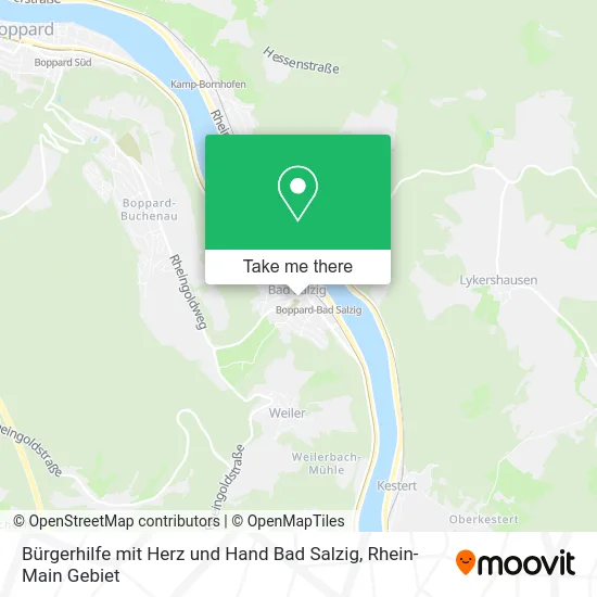 Карта Bürgerhilfe mit Herz und Hand Bad Salzig