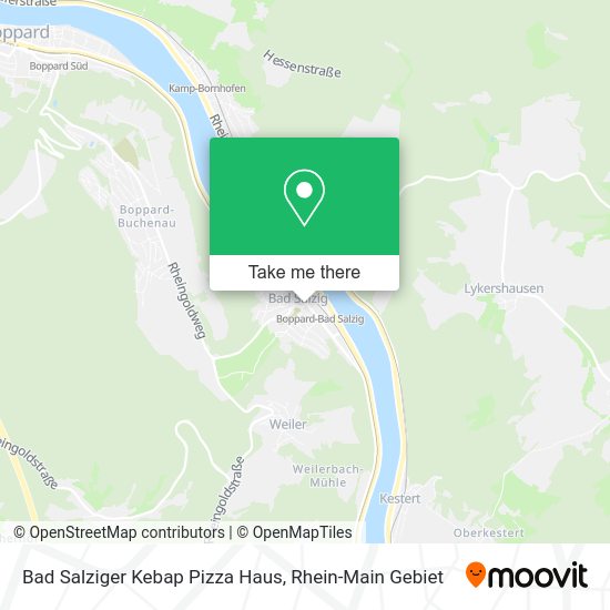Карта Bad Salziger Kebap Pizza Haus