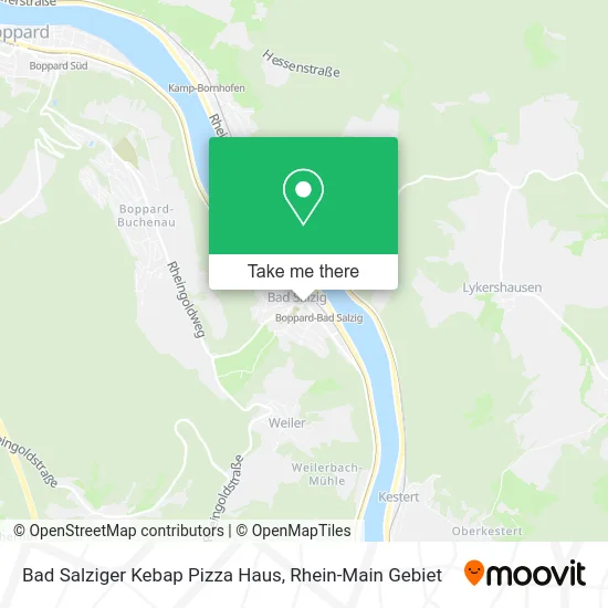 Карта Bad Salziger Kebap Pizza Haus