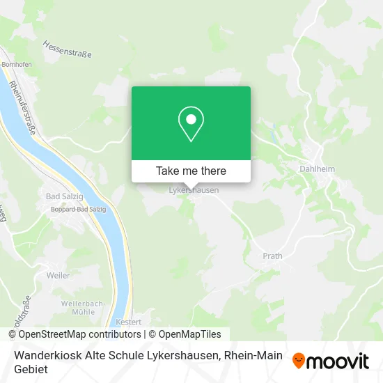 Карта Wanderkiosk Alte Schule Lykershausen