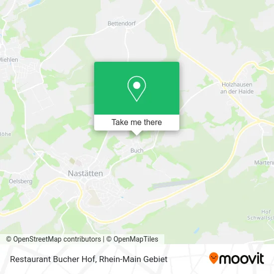 Карта Restaurant Bucher Hof