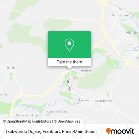 Карта Taekwondo Dojang Frankfurt