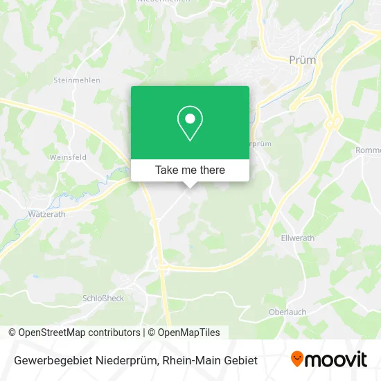 Карта Gewerbegebiet Niederprüm