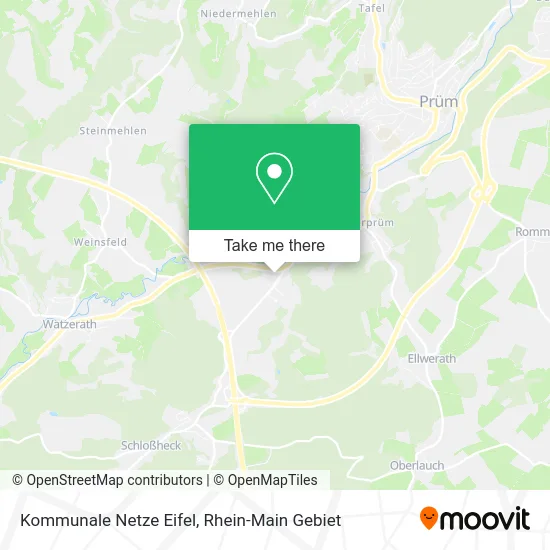 Карта Kommunale Netze Eifel