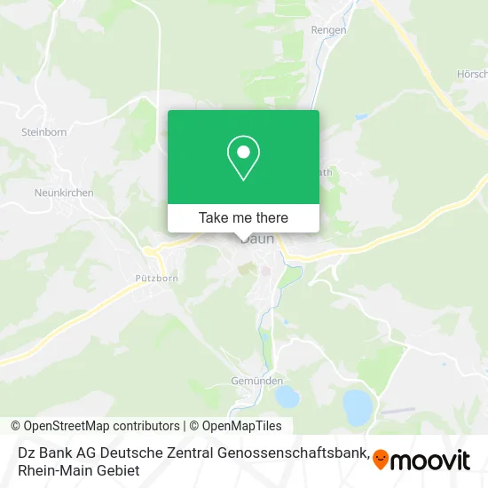 Карта Dz Bank AG Deutsche Zentral Genossenschaftsbank