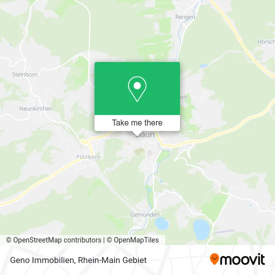 Карта Geno Immobilien