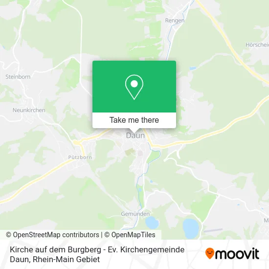 Kirche auf dem Burgberg - Ev. Kirchengemeinde Daun map