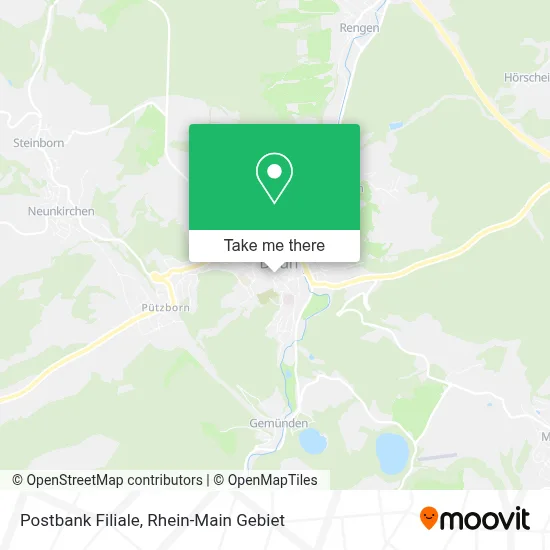 Postbank Filiale map